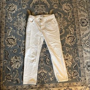 EVERLANE White/Cream “The Cheeky Jean” Size 29 (High waisted & Cropped)